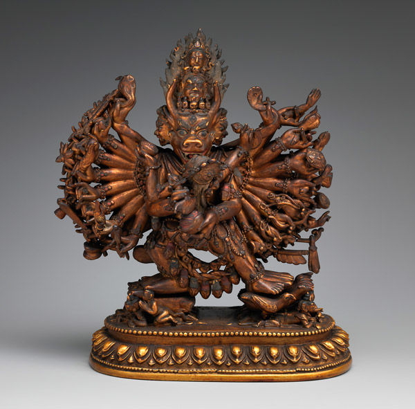 Vajrabhairava with His Consort Vajravetali, 18th&ndash;19th century | Mongolia | 48.30.14