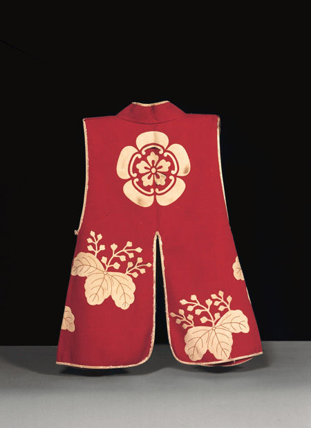 Velvet <i>Jinbaori</i> (Surcoat) with <i>Mokk </i> and Paulownia <i>Mon</i> (Insignia)