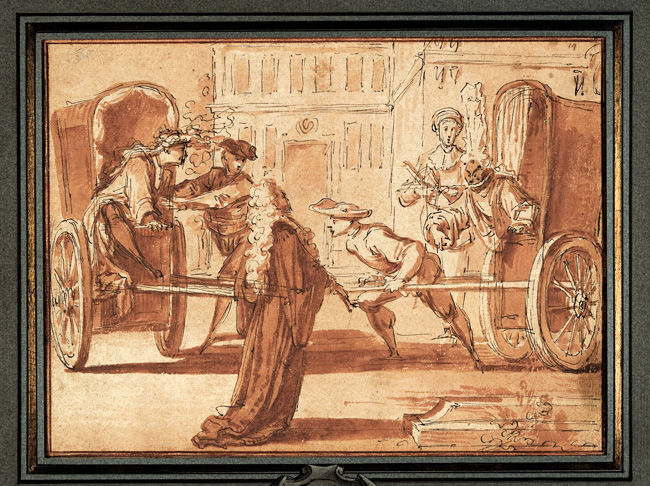 The Scene of the Two Carriages (<i>La Sc&egrave;ne des deux carrosses</i>)