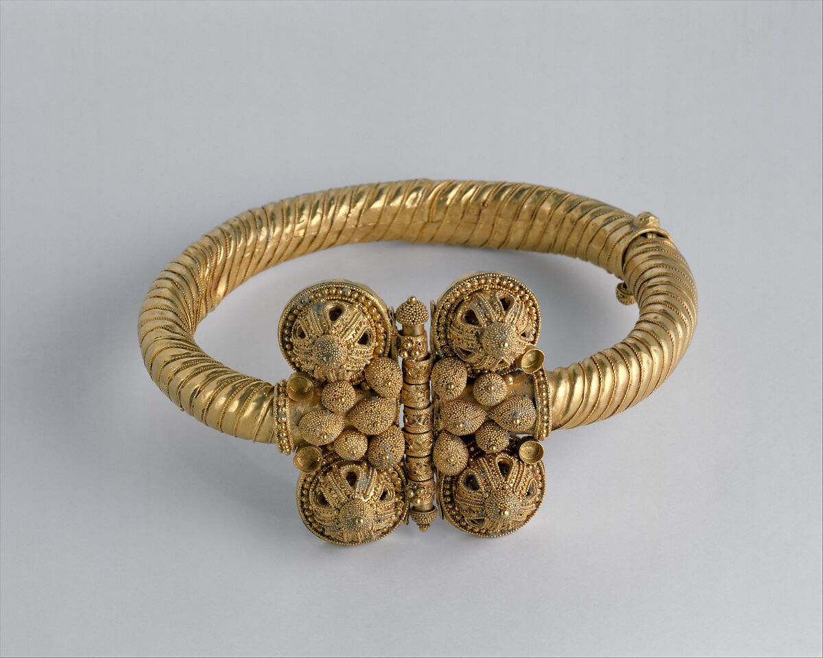 Armlet, Gold; filigree and granulation