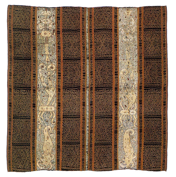 Tapis (women’s ceremonial skirt), Paminggir artists, Cotton, silk, Lampung peoples