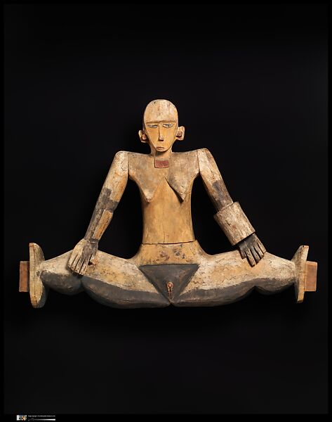 Dilukai (gable figure), Belauan artist, Wood, paint, Belauan peoples