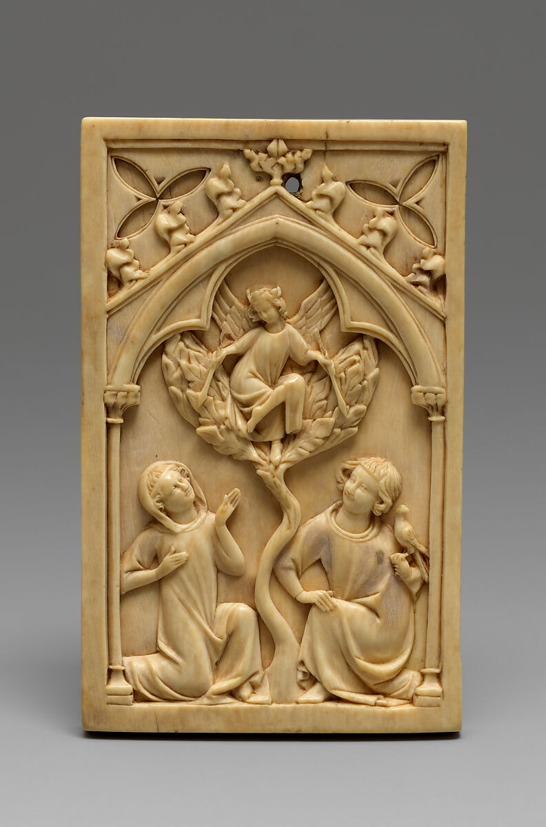 Cover of a Writing Tablet, Elephant ivory, French