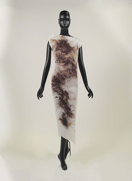 Dress, Issey Miyake  Japanese, polyester, Japanese