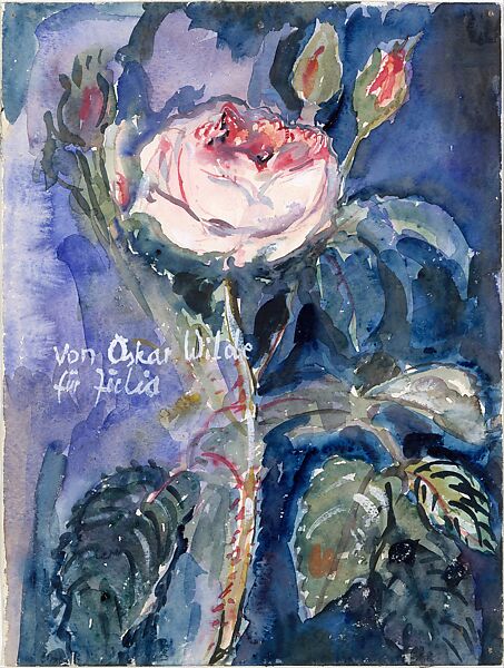From Oscar Wilde, Anselm Kiefer German, Watercolor and gouache on paper