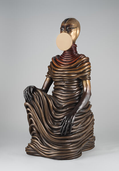 The Seated I, Wangechi Mutu Kenyan-American, Bronze