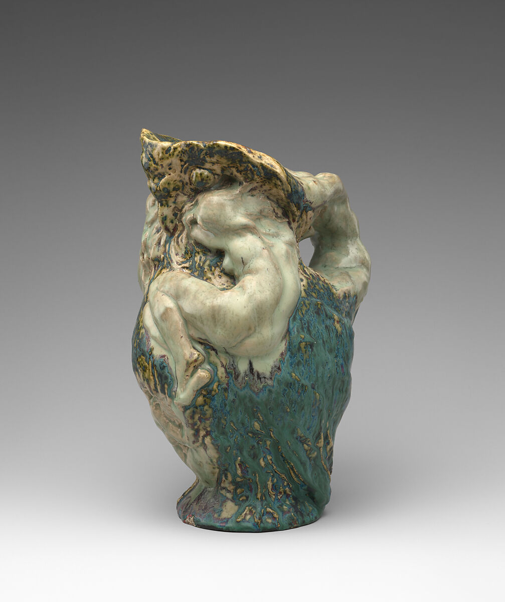 La Nuit, Jean Coulon  French, Glazed stoneware, French, Bourg-la-Reine