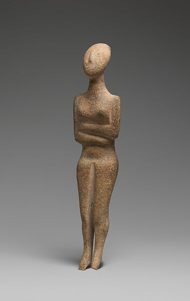 Marble female figure, Marble, Cycladic