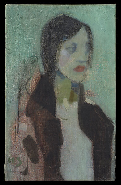 The Lace Shawl, Helene Schjerfbeck Finnish, Oil on canvas