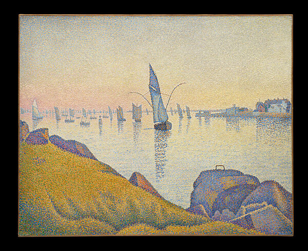Evening Calm, Concarneau, Opus 220 (Allegro Maestoso), Paul Signac French, Oil on canvas