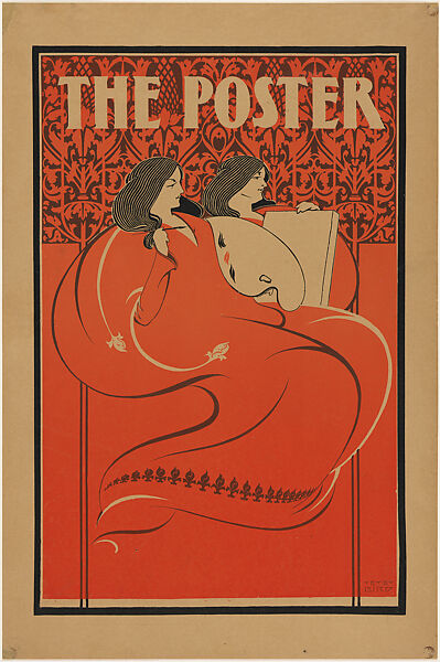 The Poster, March (Miss Art and Miss Litho), Elisha Brown Bird American, Lithograph