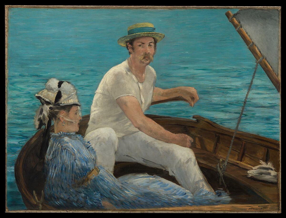 Boating, Edouard Manet French, Oil on canvas