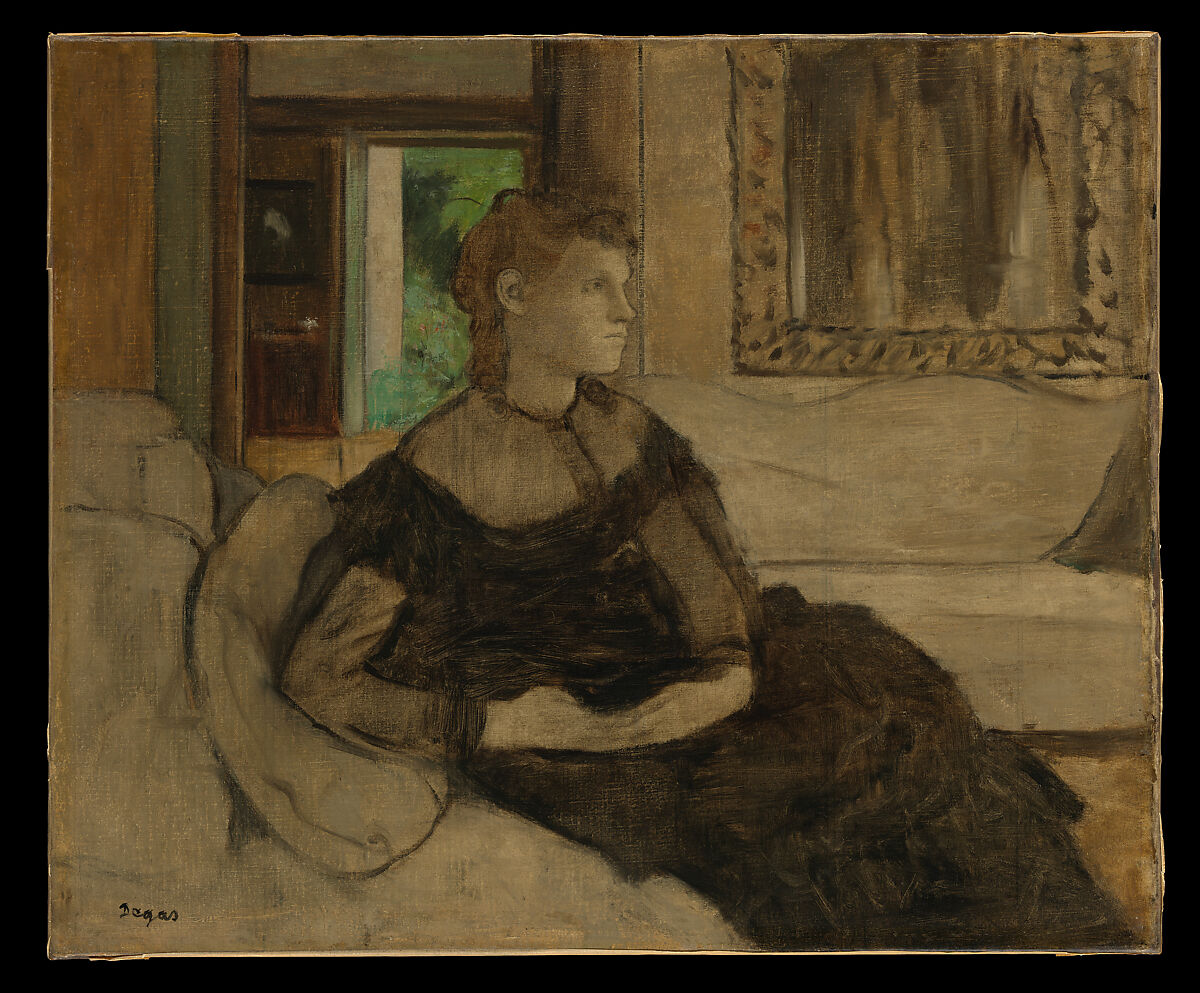 Madame Théodore Gobillard (Yves Morisot, 1838–1893), Edgar Degas French, Oil on canvas