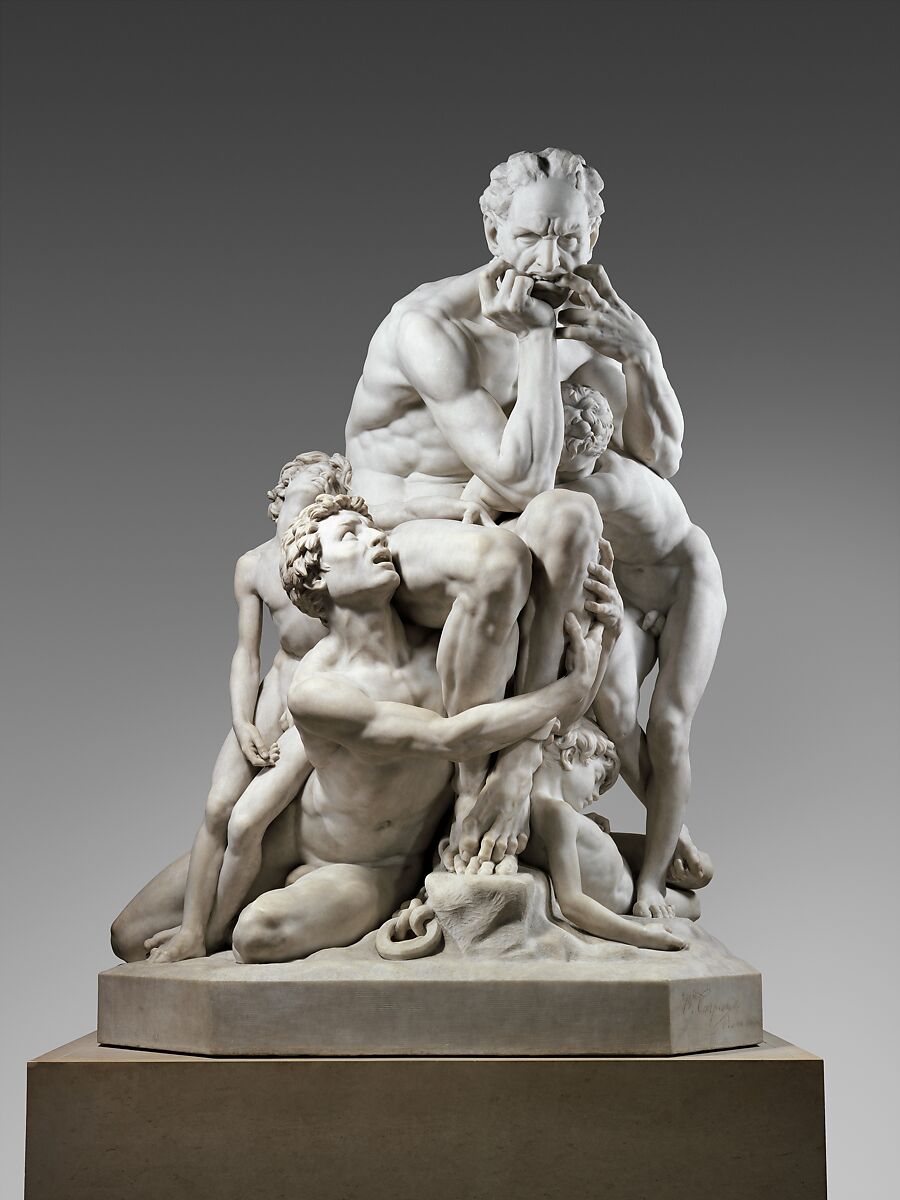 Ugolino and His Sons, Jean-Baptiste Carpeaux French, Saint-Béat marble, French, Paris