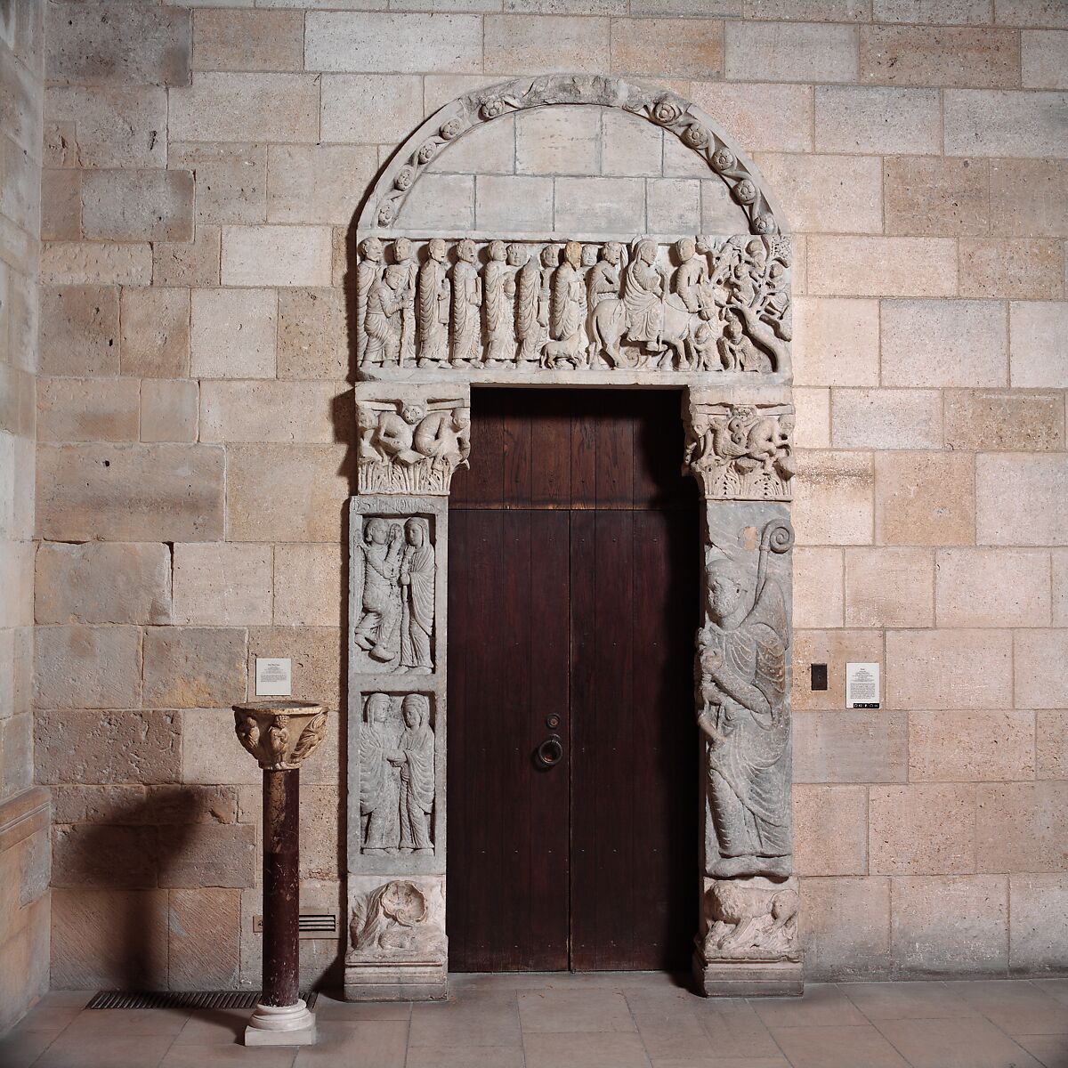 Portal from the Church of San Leonardo al Frigido, Biduinus Italian, Marble (Carrara marble), Italian