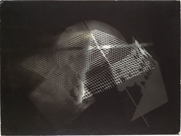 Fotogramm, László Moholy-Nagy American, born Hungary, Gelatin silver print