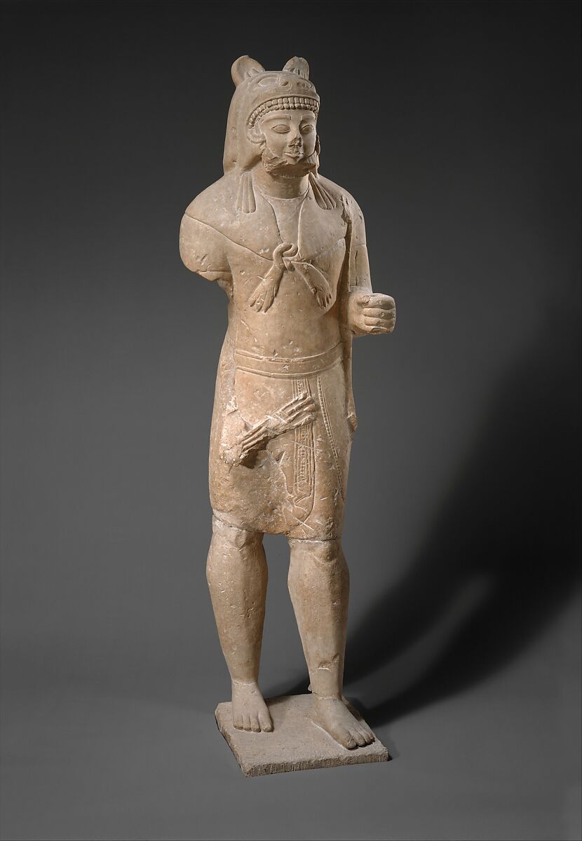 Limestone Herakles, Limestone, Cypriot