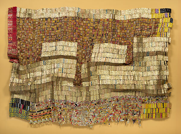 Between Earth and Heaven, El Anatsui Ghanaian, Aluminum, copper wire