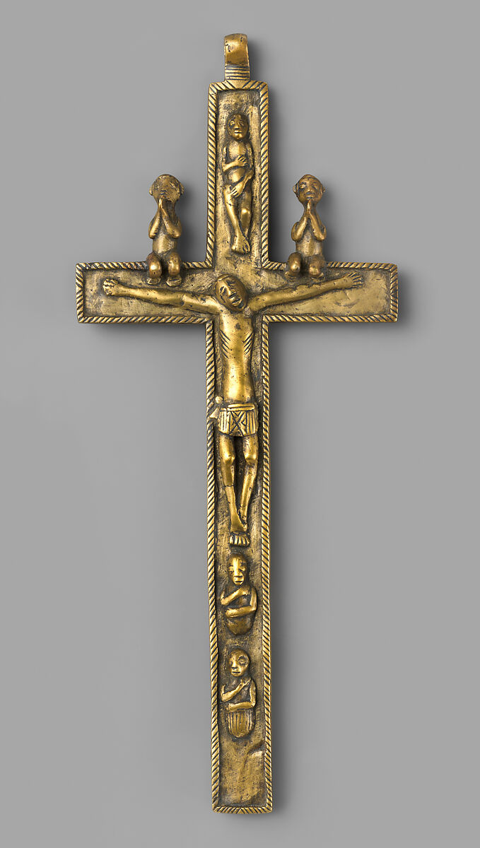 Crucifix, Brass, Kongo peoples