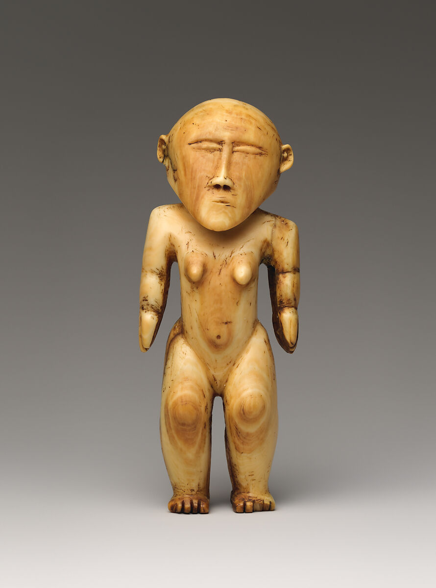 'Otua fefine (deity figure), Ha'apai Islands artist, Whale ivory, Ha'apai Islands