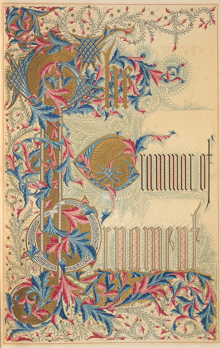 The grammar of ornament, Owen Jones British, Chromolithography