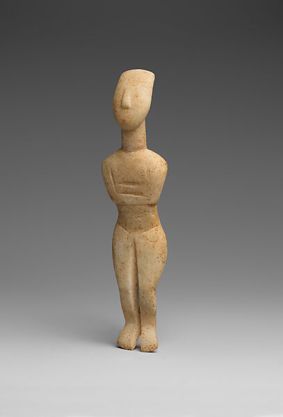 Marble female figure, Marble, Cycladic