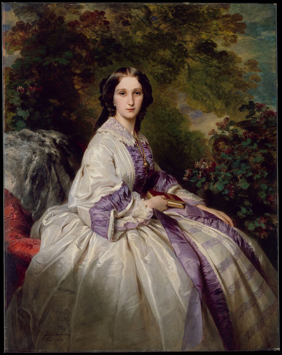 Countess Alexander Nikolaevitch Lamsdorff (Maria Ivanovna Beck, 1835–1866), Franz Xaver Winterhalter German, Oil on canvas
