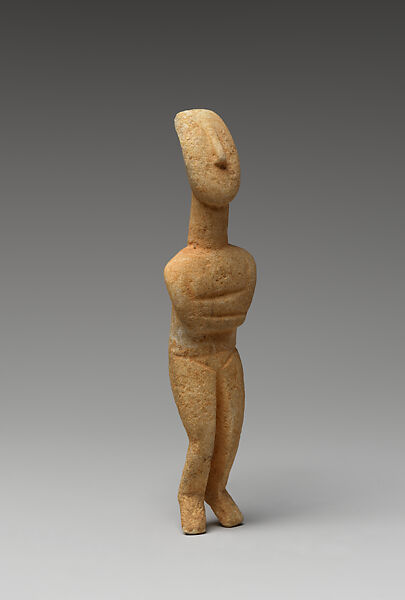 Marble female figure, Marble, Cycladic