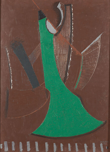 Mime, Man Ray American, Oil on paperboard