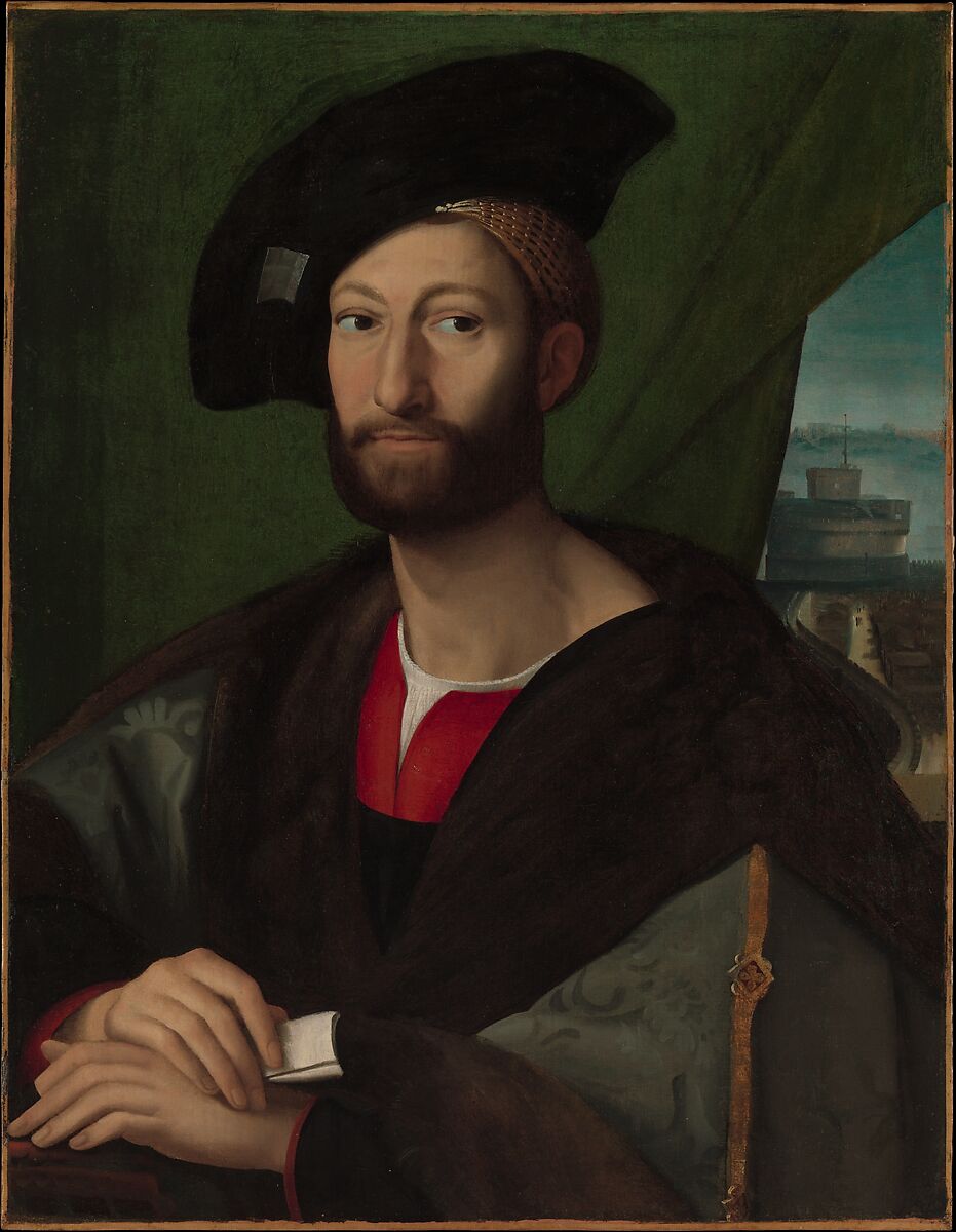 Giuliano de' Medici (1479–1516), Duke of Nemours, Raphael Italian, Tempera and oil on canvas