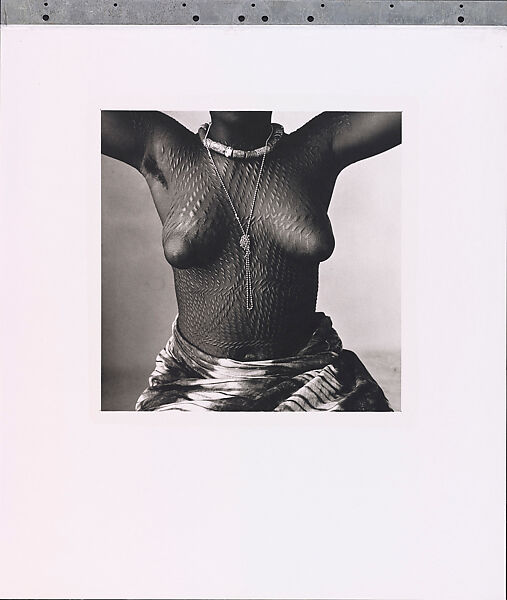 Scarred Dahomey Girl, Irving Penn American, Platinum-palladium print