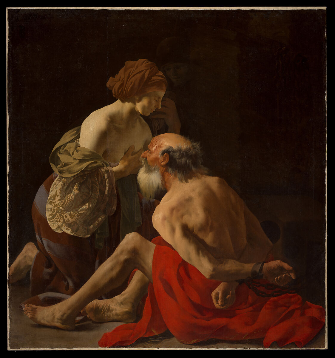 Roman Charity, Hendrick ter Brugghen Dutch, Oil on canvas