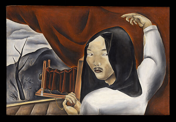 Self-Portrait as a Photographer, Yasuo Kuniyoshi  American, born Japan, Oil on canvas