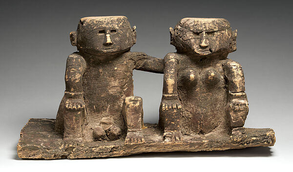 Ana deo (ancestral couple), Nage artist, Wood, Nage
