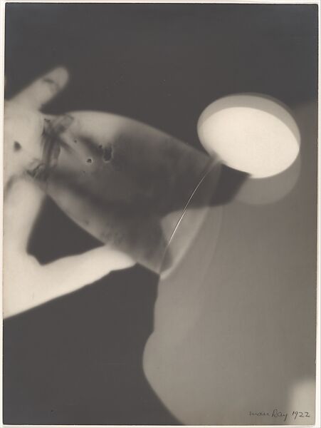 Rayograph, Man Ray American, Gelatin silver print