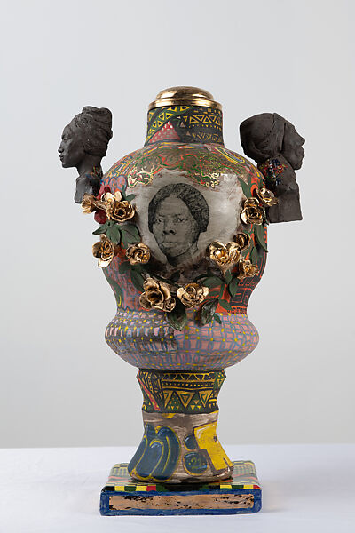 Digable Underground, Roberto Lugo American, Glazed stoneware, enamel paint, and luster