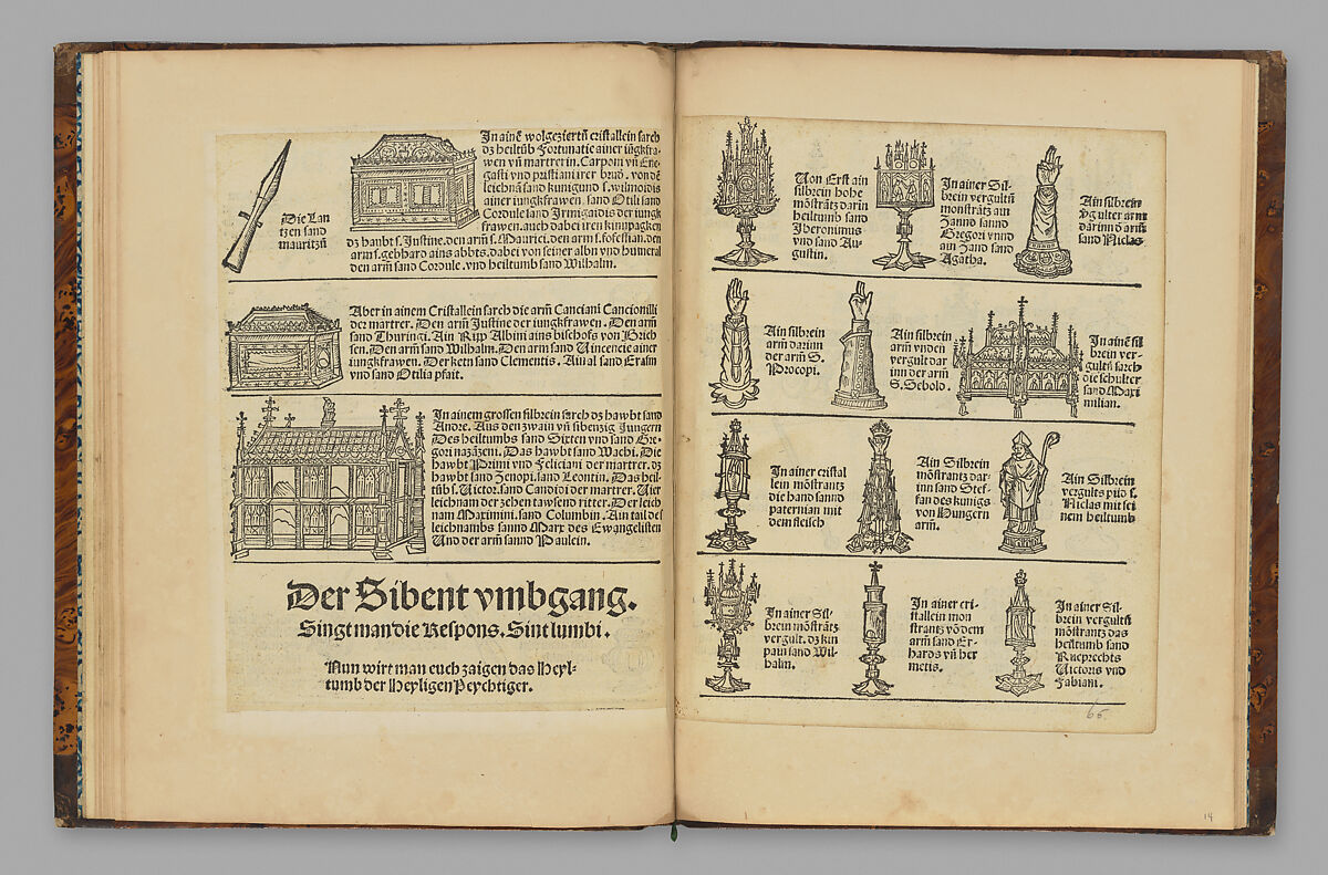 Das Wiener Heiligthumbuch, Johannes Winterburger Austrian, Woodcuts