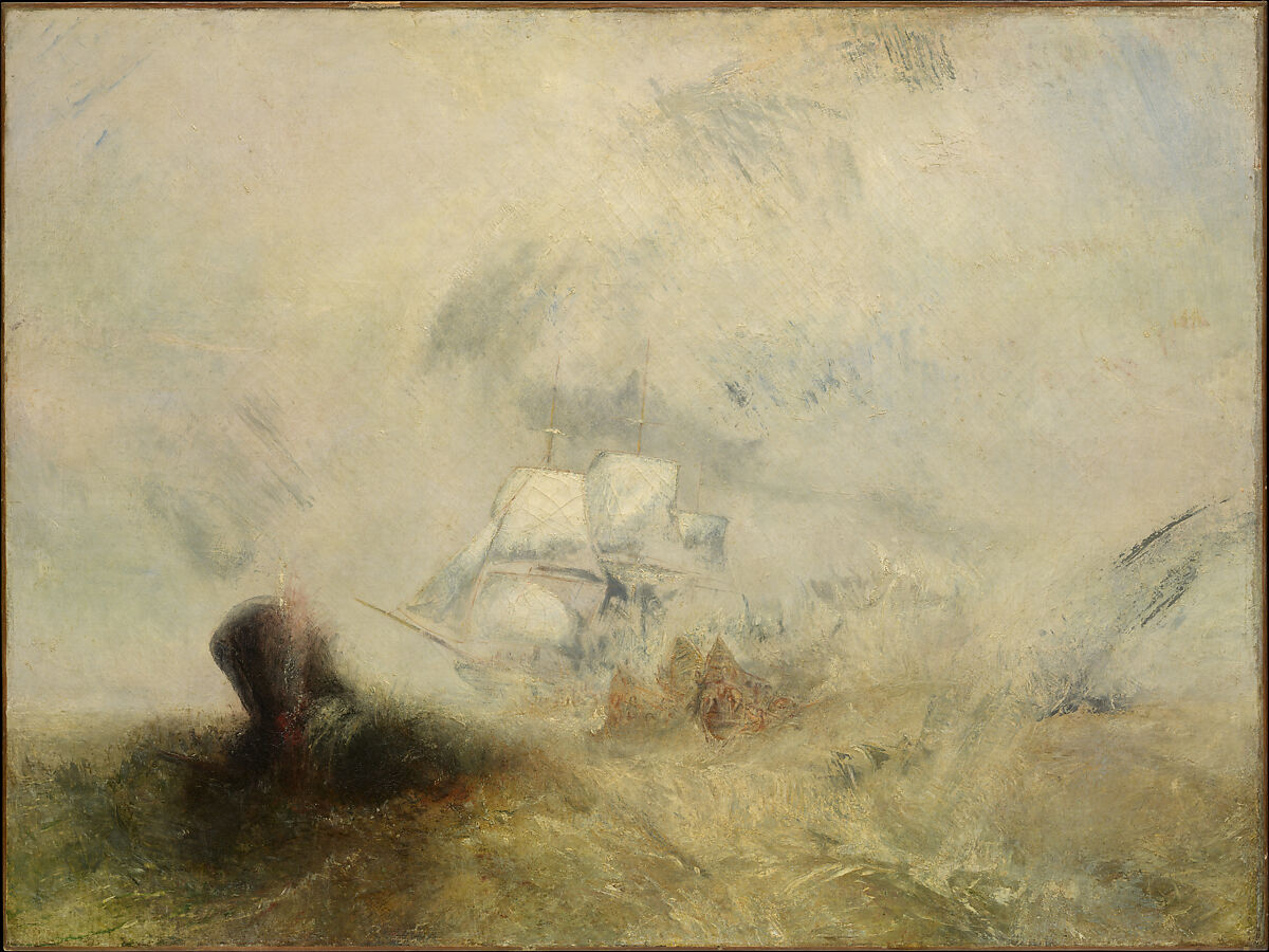 Whalers, Joseph Mallord William Turner British, Oil on canvas