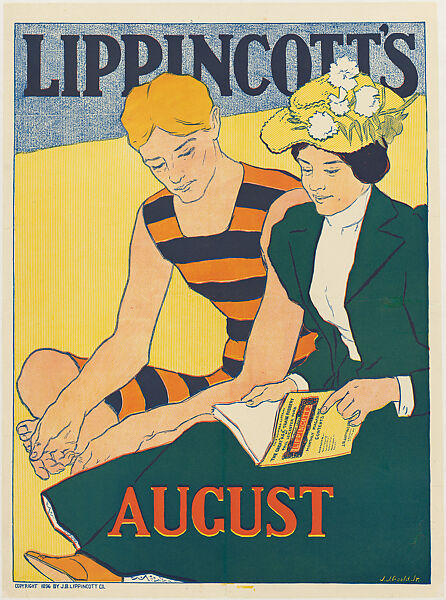 Lippincott's, August, Joseph J. Gould, Jr. American, Lithograph