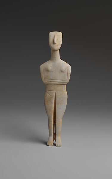 Marble female figure, Marble, Cycladic