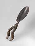Wunkirmian or wakemia feasting spoon, Dan artist, Wood, pigment, Dan peoples