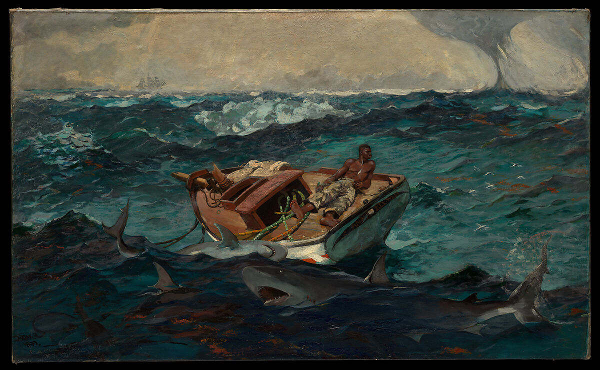 The Gulf Stream, Winslow Homer American, Oil on canvas, American