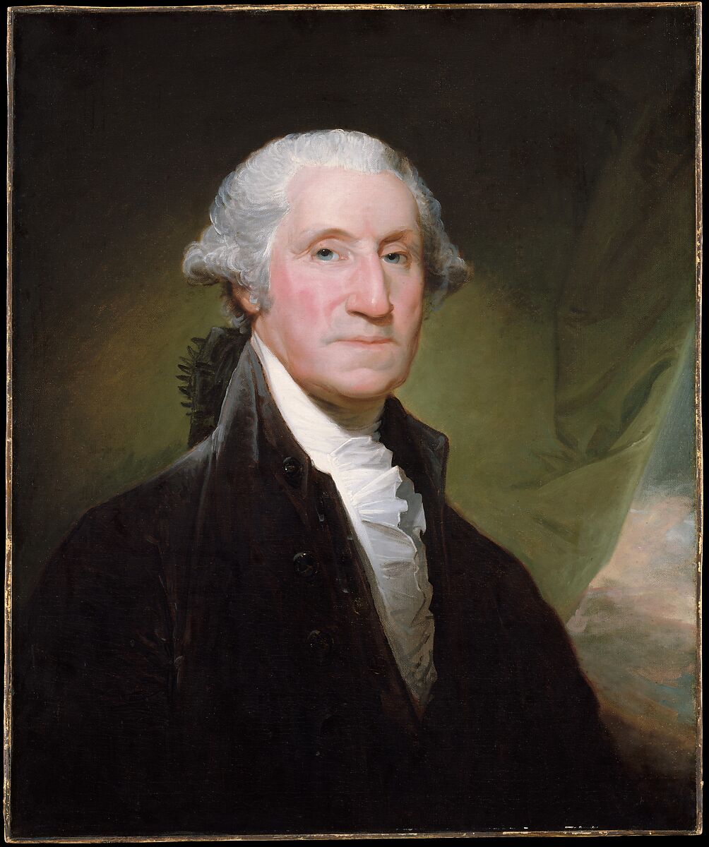 George Washington, Gilbert Stuart American, Oil on canvas, American