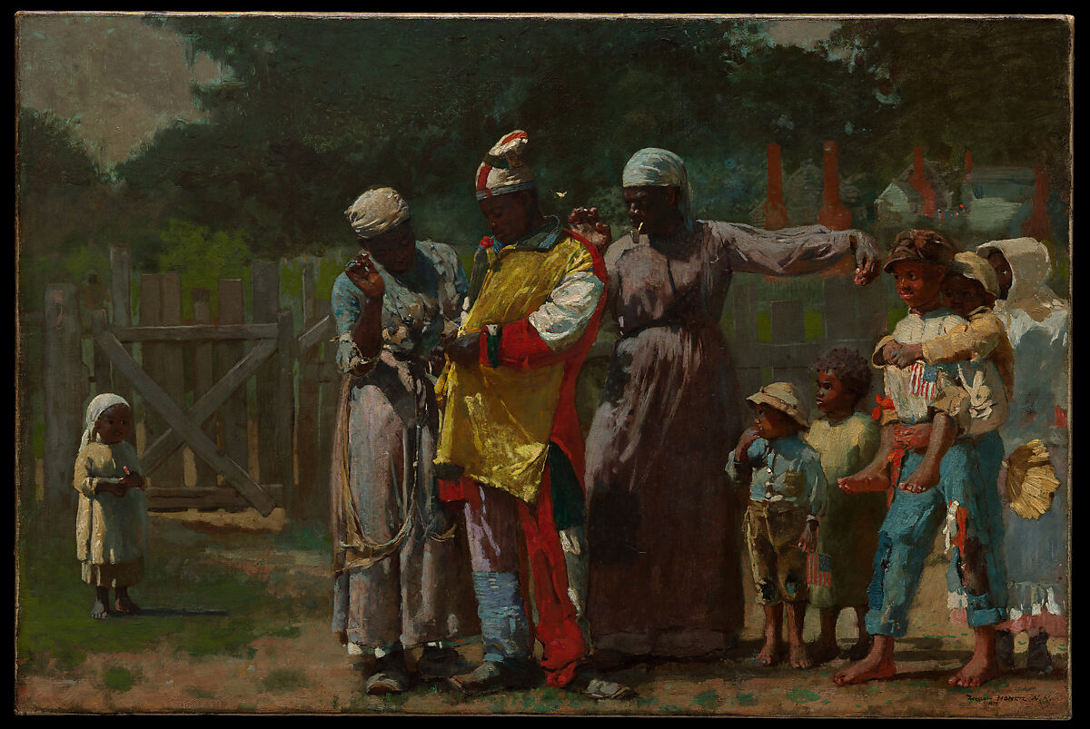 Dressing for the Carnival, Winslow Homer American, Oil on canvas, American